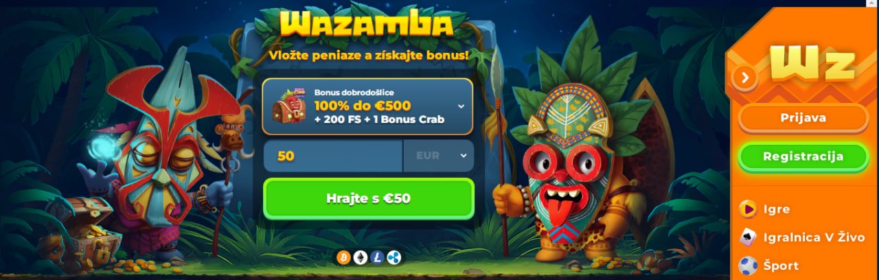 Wazamba Casino Slovenija