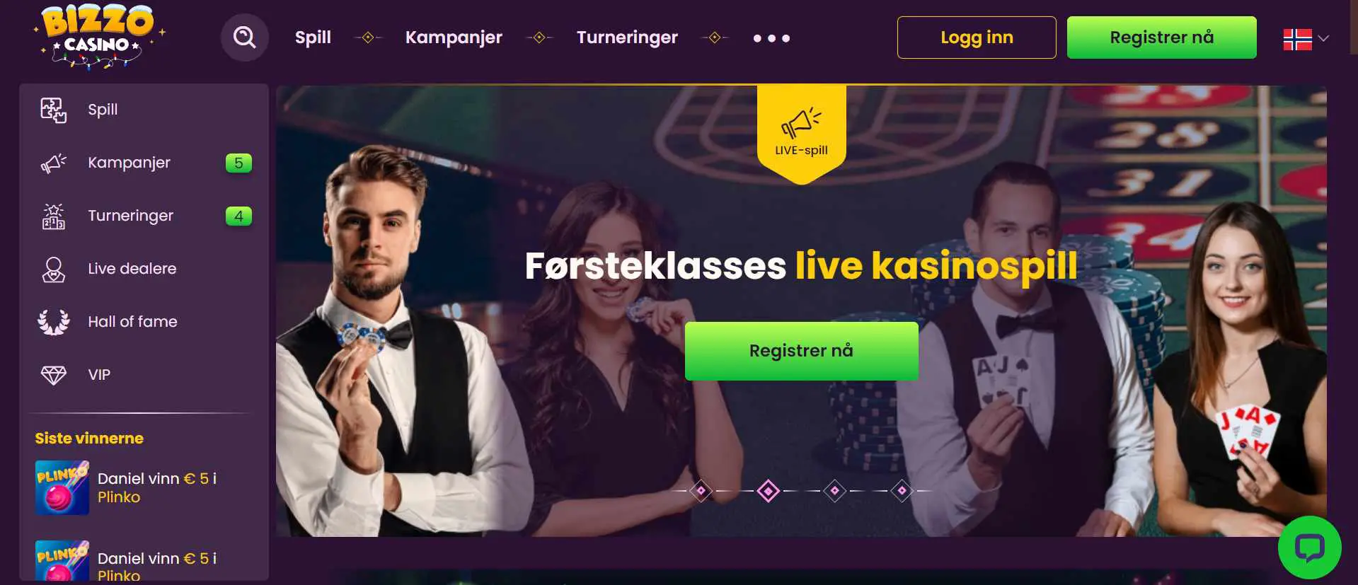 5 najboljših primerov Mino spletna igralnica  