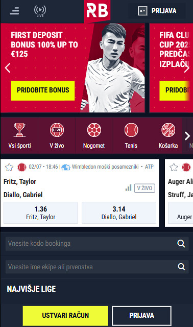rabona sport slovenia