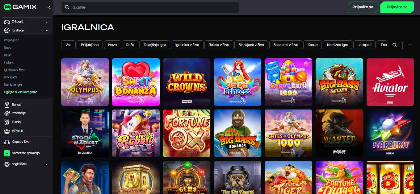 GAMIX Casino Games, stavnice.tv