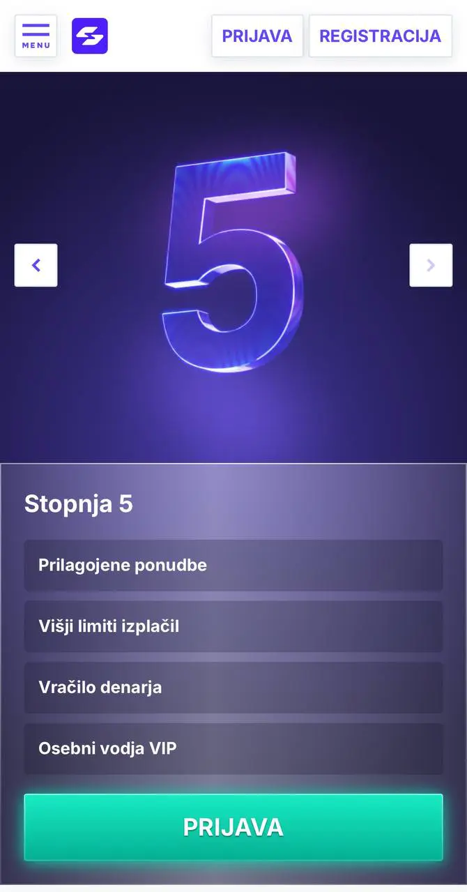 SG Casino Mobile App Schnittstelle