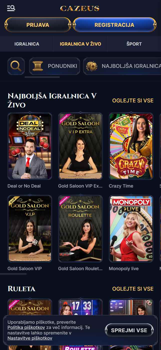 mob live casino stavnice cazeus