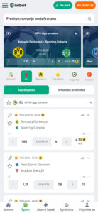 Ivibet Bookmaker Sport Betting Slovenia (mobile), stavnice.tv