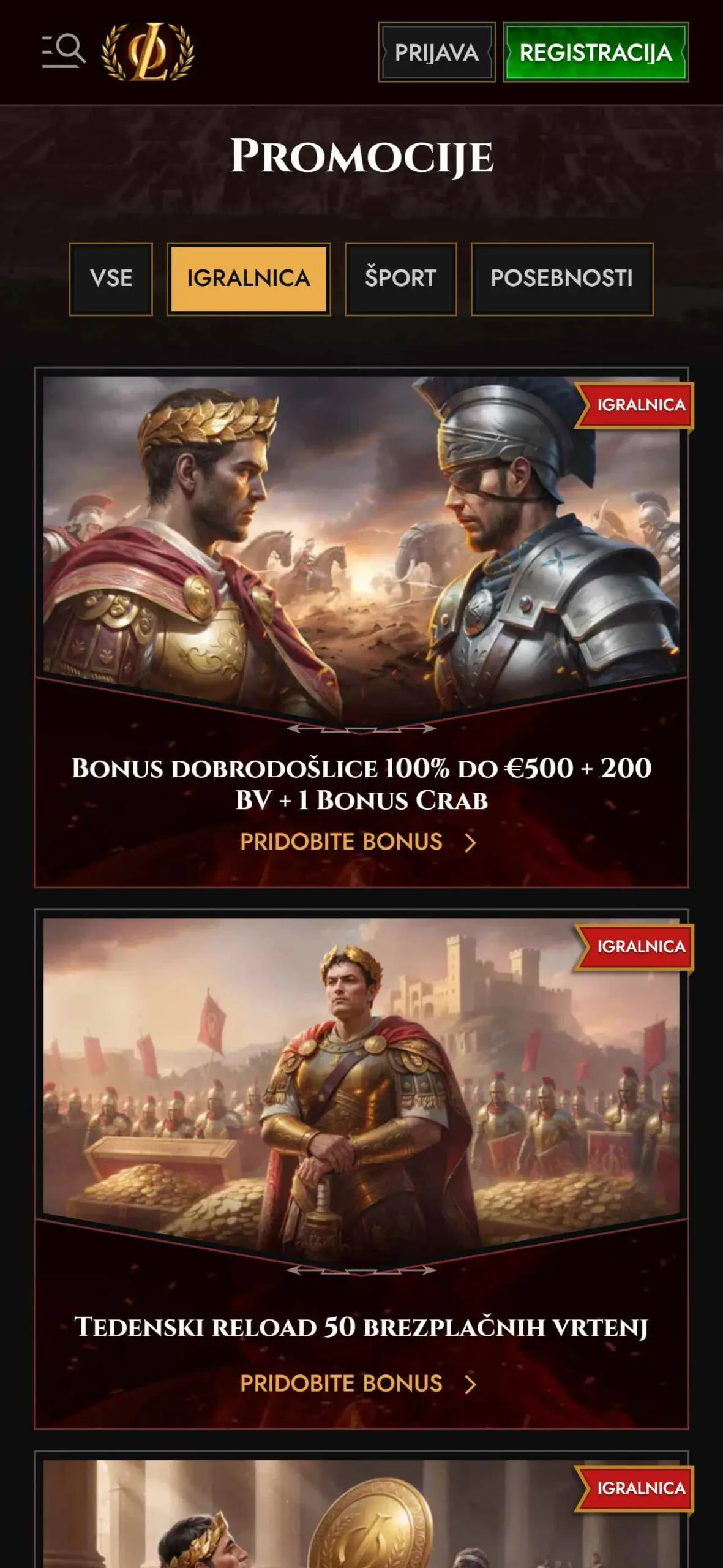 Spletno kazino | Najboljše spletne strani in aplikacije v Slovenia 2026