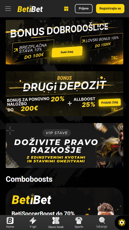 Betibet stavnica v Sloveniji