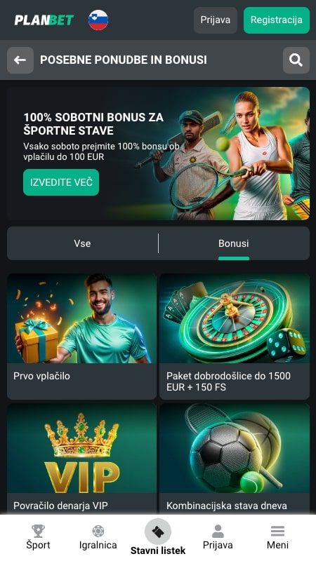 Bonusi in promocije na PlanBe