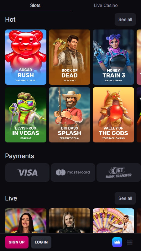 Programska oprema in ponudba iger v SkyCrown Casino
