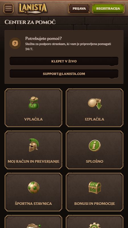 Center za pomoč Lanista