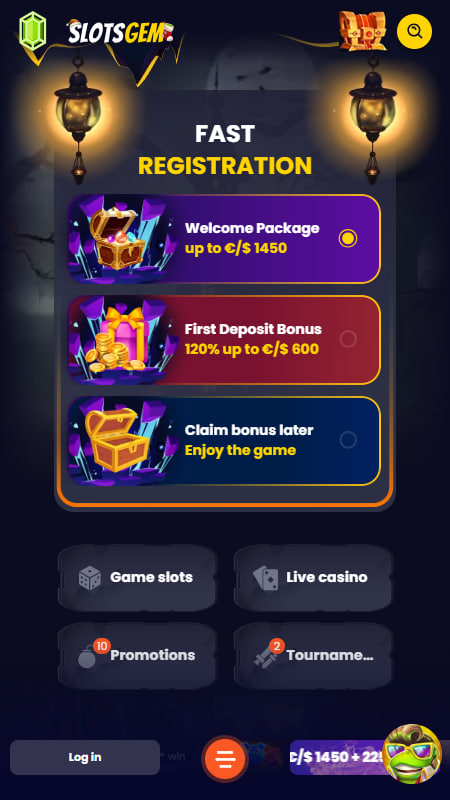 Podatki o Slotsgem Casino