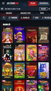 Programska oprema in ponudba iger v Glorion Casino