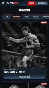 Bonusi in promocije pri Glorion