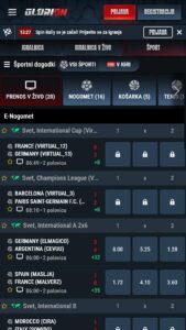 Najboljše kvote za stave v živo Glorion