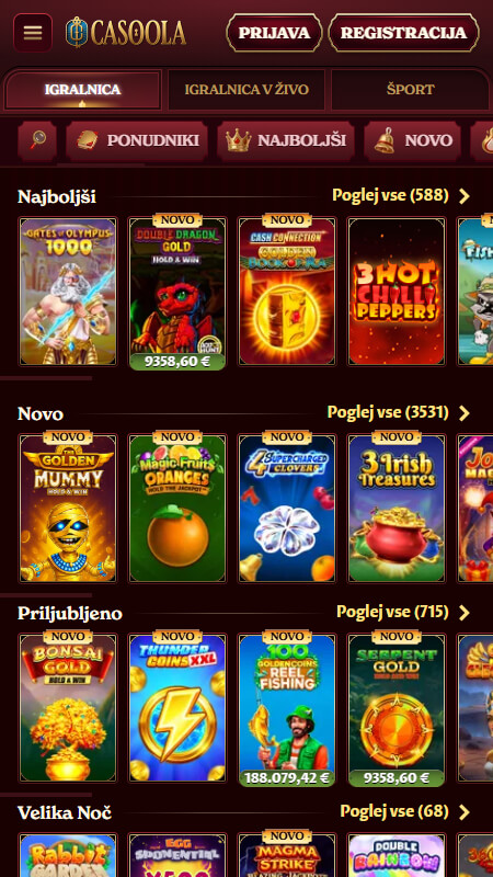 Casoola igralni avtomati