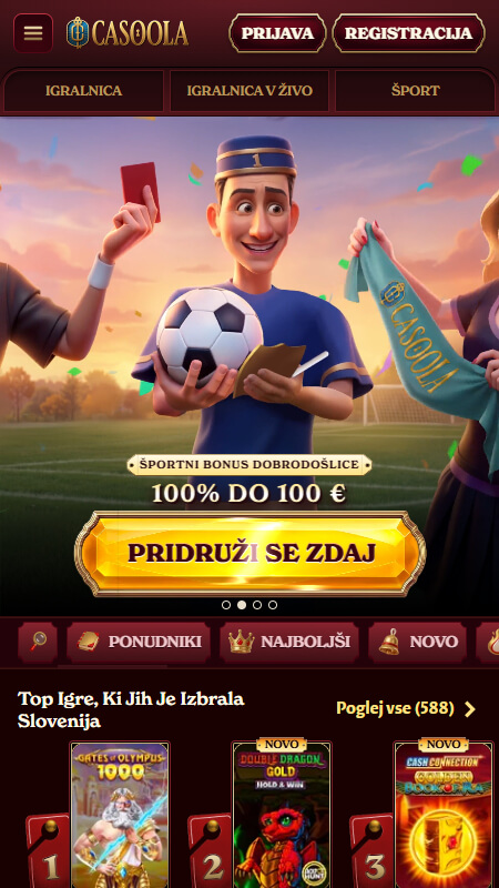 Casoola Slovenija stavnica