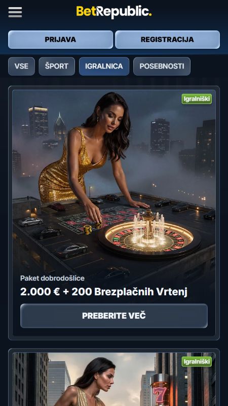 Bonusi in promocije, ki so na voljo v igralnici BetRepublic