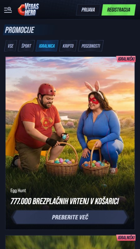 VegasHero Bonusi in Promocije