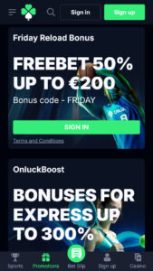 Bonusi in promocije pri onluck