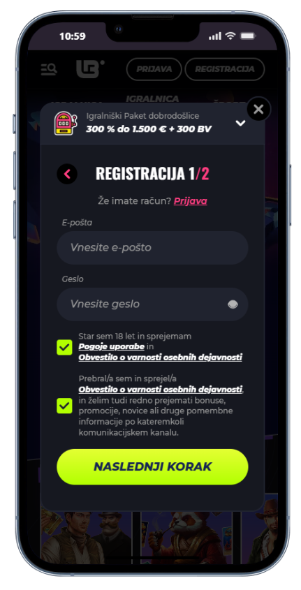 LunuBet registracija